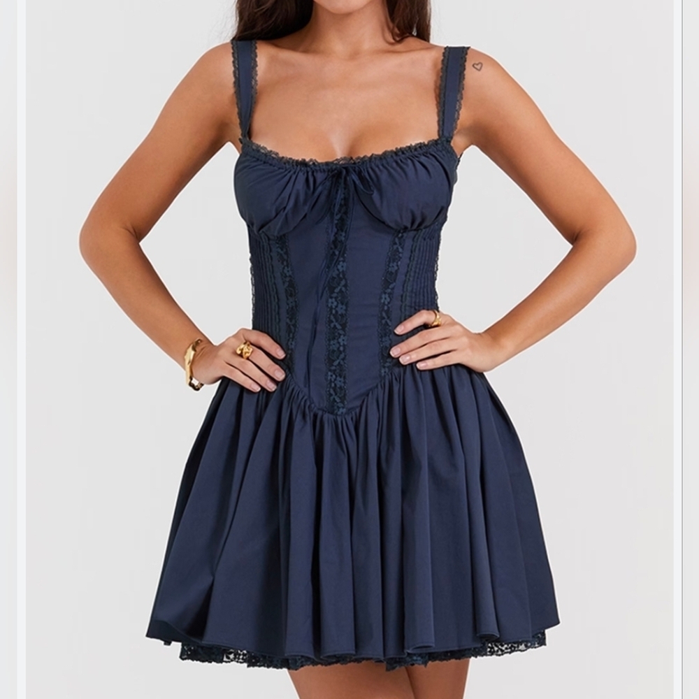 House of CB Navy Blue Mini Dress